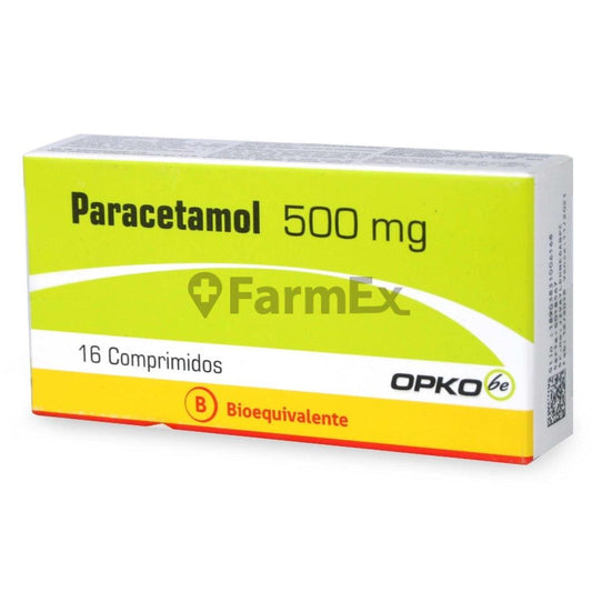 Paracetamol 500 mg x 16 comp OPKO