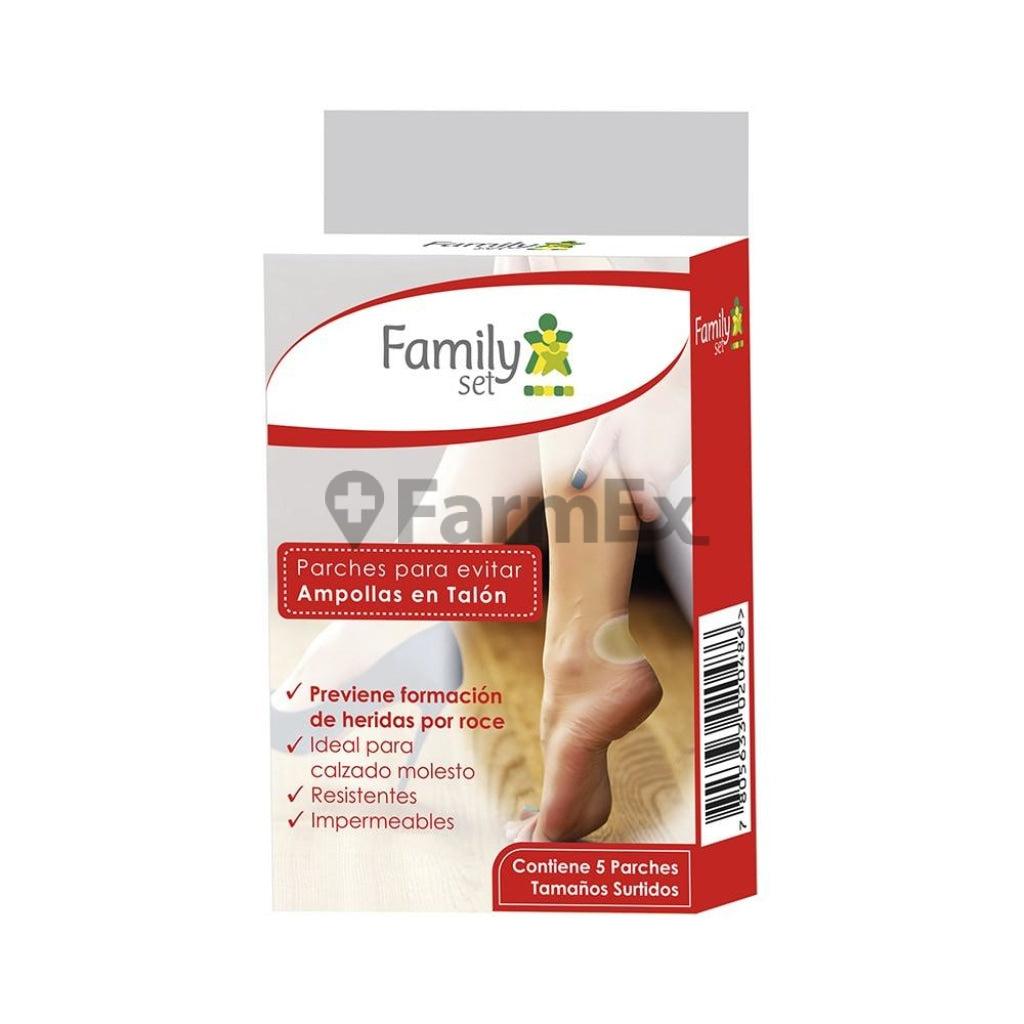 Parches para Evitar Ampollas de Talón x 5 unidades Family Set