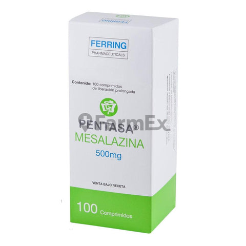 Pentasa Mesalazina Lp 500 mg x 100 comprimidos "Ley Cenabast" - AGOTADO