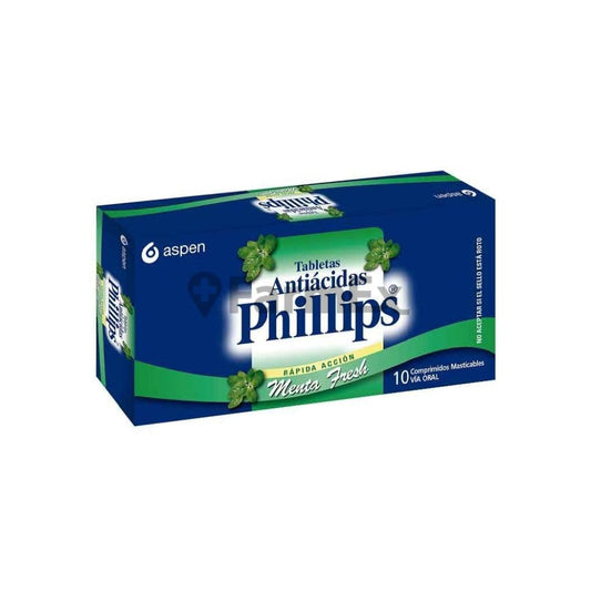 PhillipsTabletas Antiacidas 30 comp. masticables ASPEN