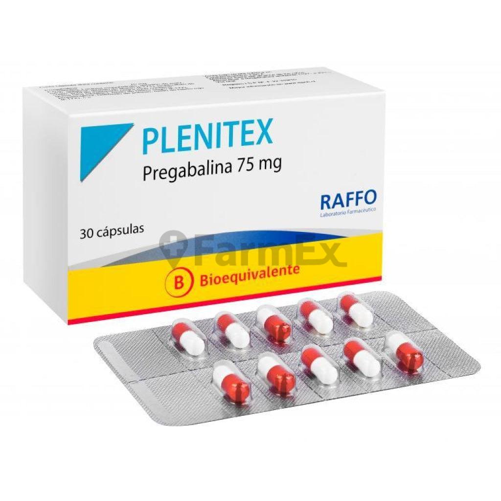 Plenitex 75 mg x 30 capsulas RAFFO S.A