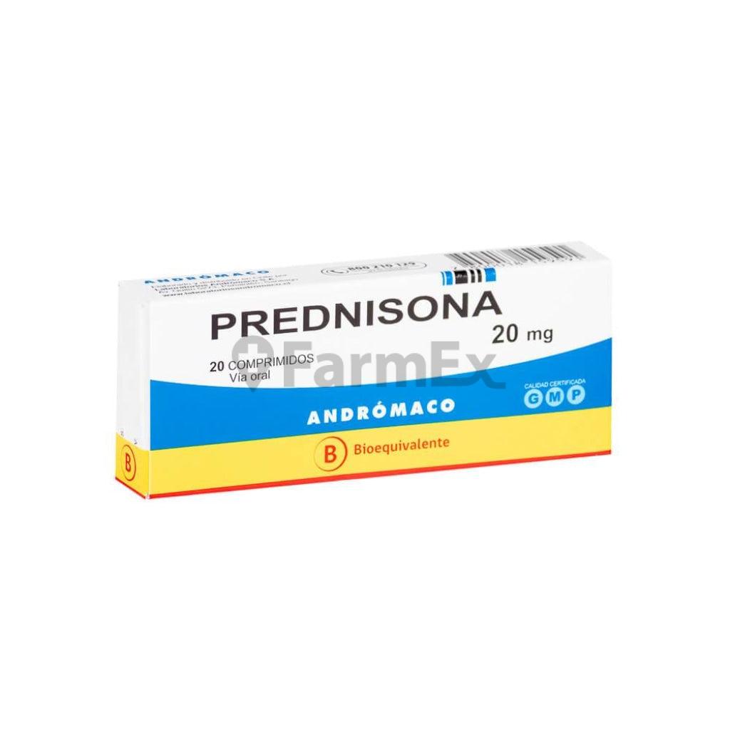 Prednisona 20 mg x 20 comp ANDROMACO