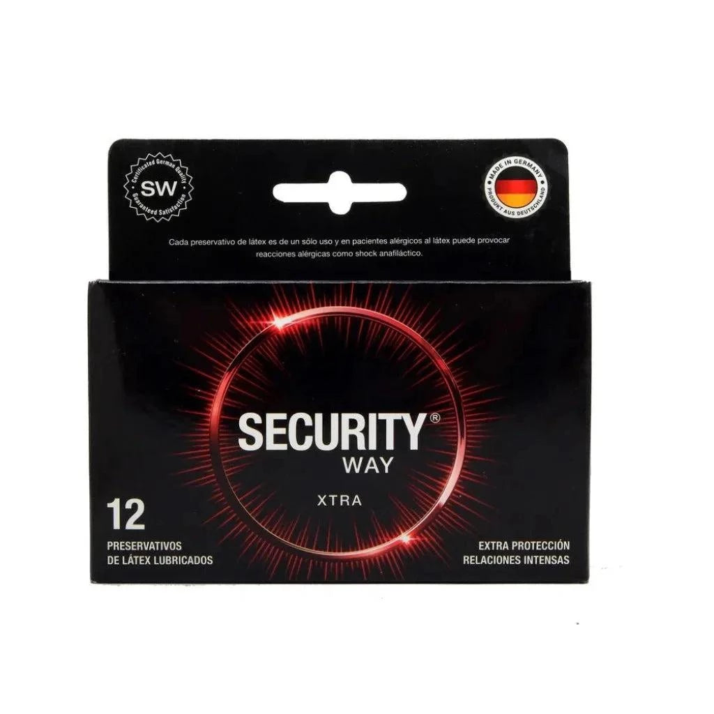 Preservativo Security Way "Xtra" x 12 unds CPR