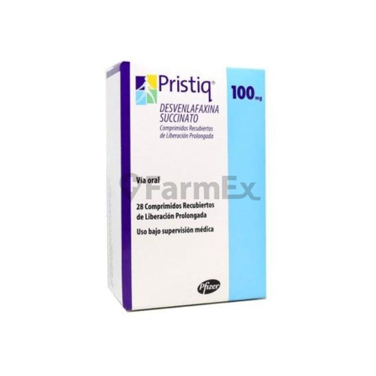 Pristiq Desvenlafaxina100 mg x 28 comprimidos PFIZER