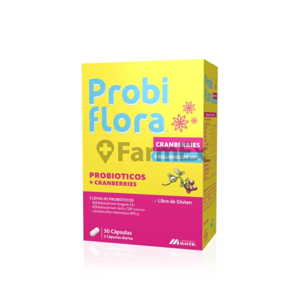 Probiflora Cranberries 5 Billones UFC x 30 cápsulas MAVER