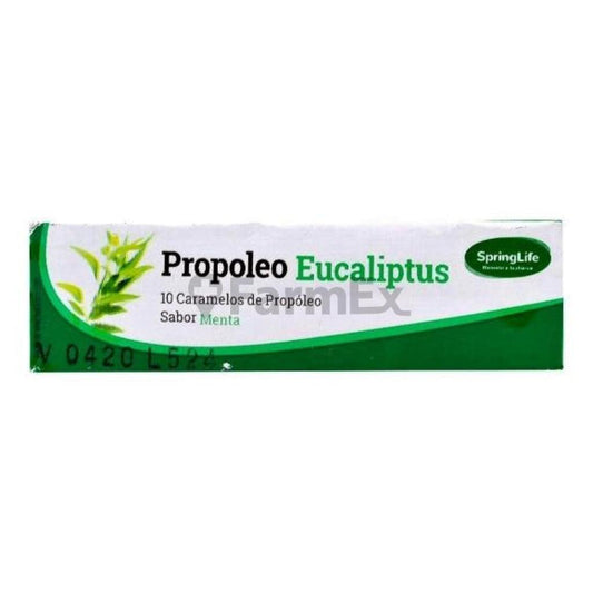Propóleo Eucaliptus x 10 Caramelos SPRINGLIFE