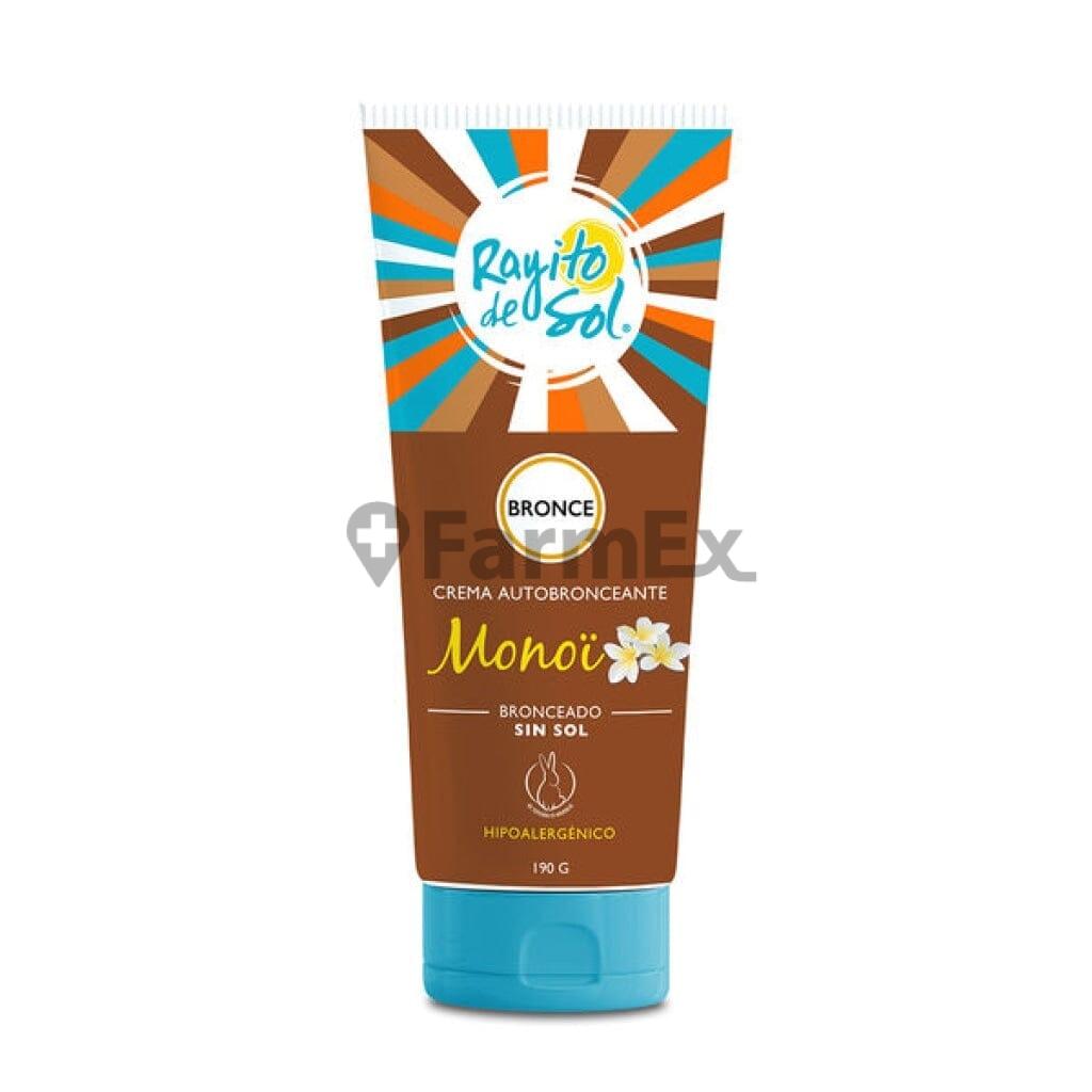 Rayito de sol Crema Autobronceante " Monoï " x 190 g Petrizzio