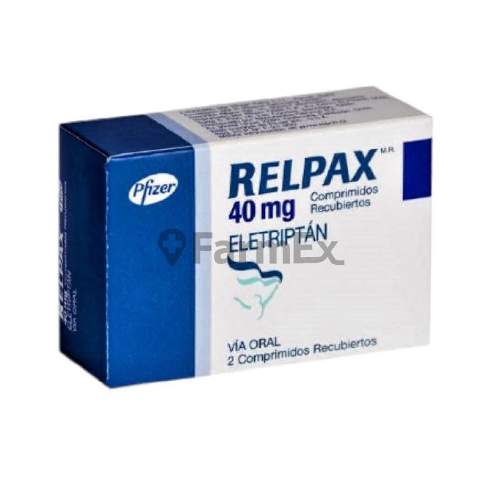 Relpax 40 mg x 2 comprimidos recubiertos PFIZER
