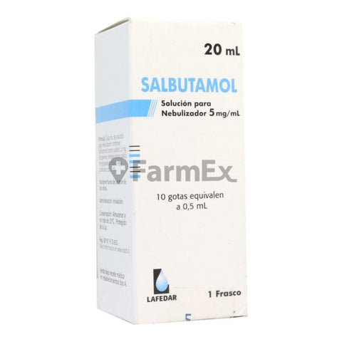 Salbutamol Solución para Nebulizador 5 mg / mL x 20 mL