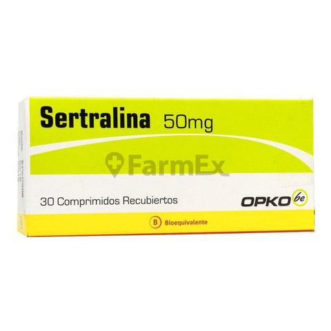 Sertralina 50 mg x 30 comprimidos "Ley Cenabast"