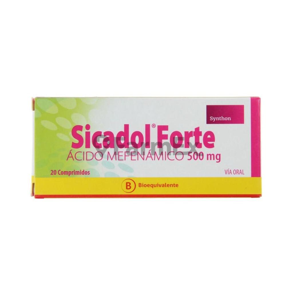 Sicadol Forte 500 mg x 20 comprimidos SYNTHON