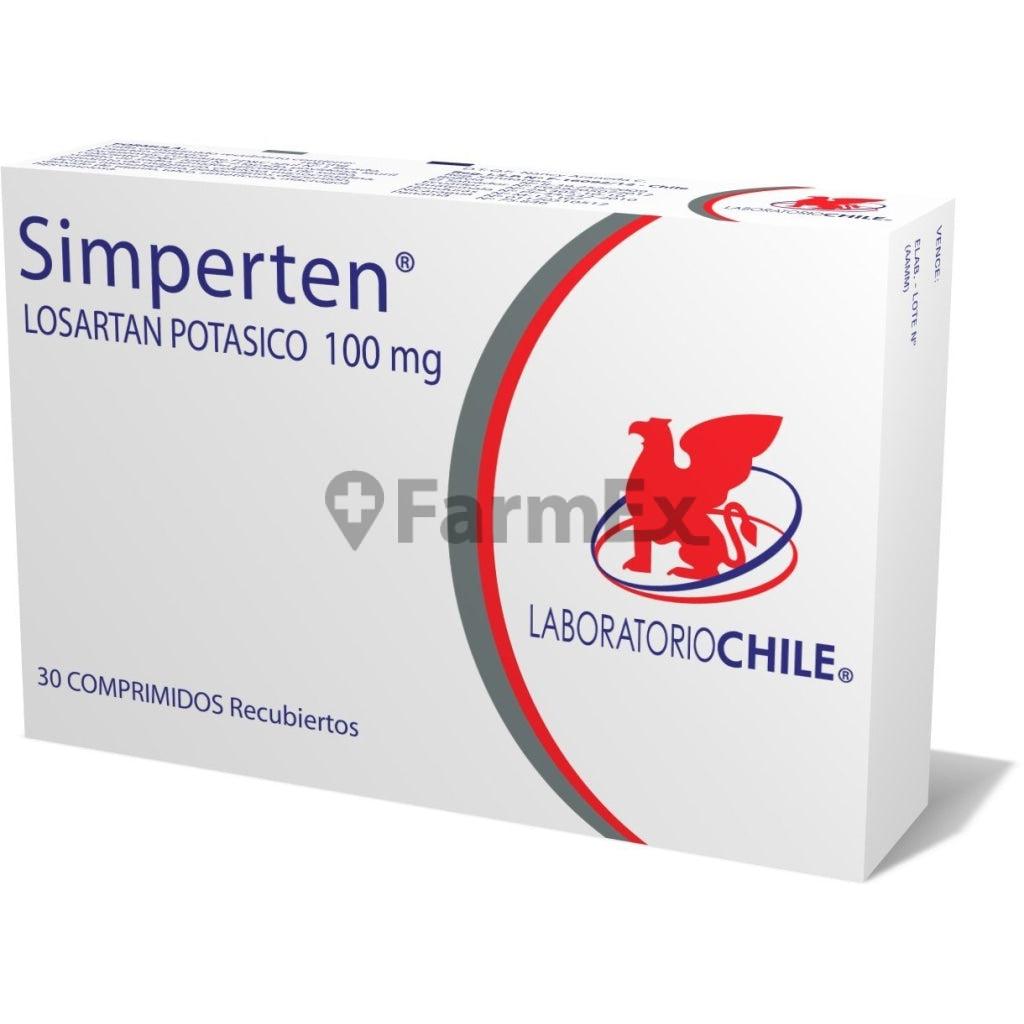 Simperten 100 mg x 30 comp. LABORATORIO CHILE