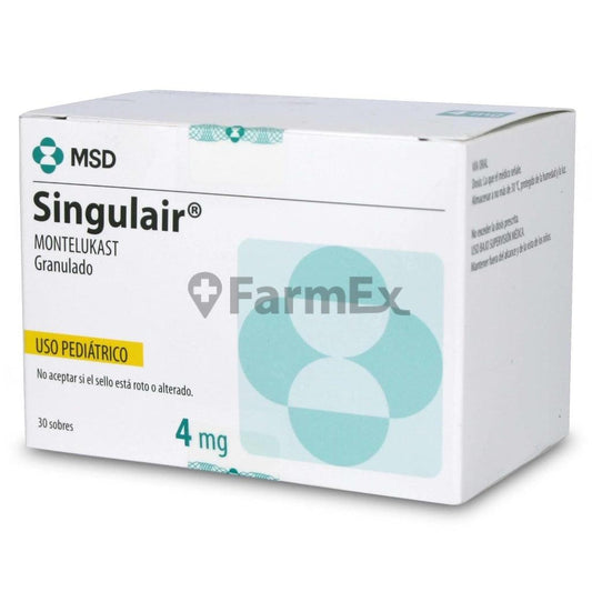 Singulair Granulado 4 mg x 30 sobres MSD CHILE
