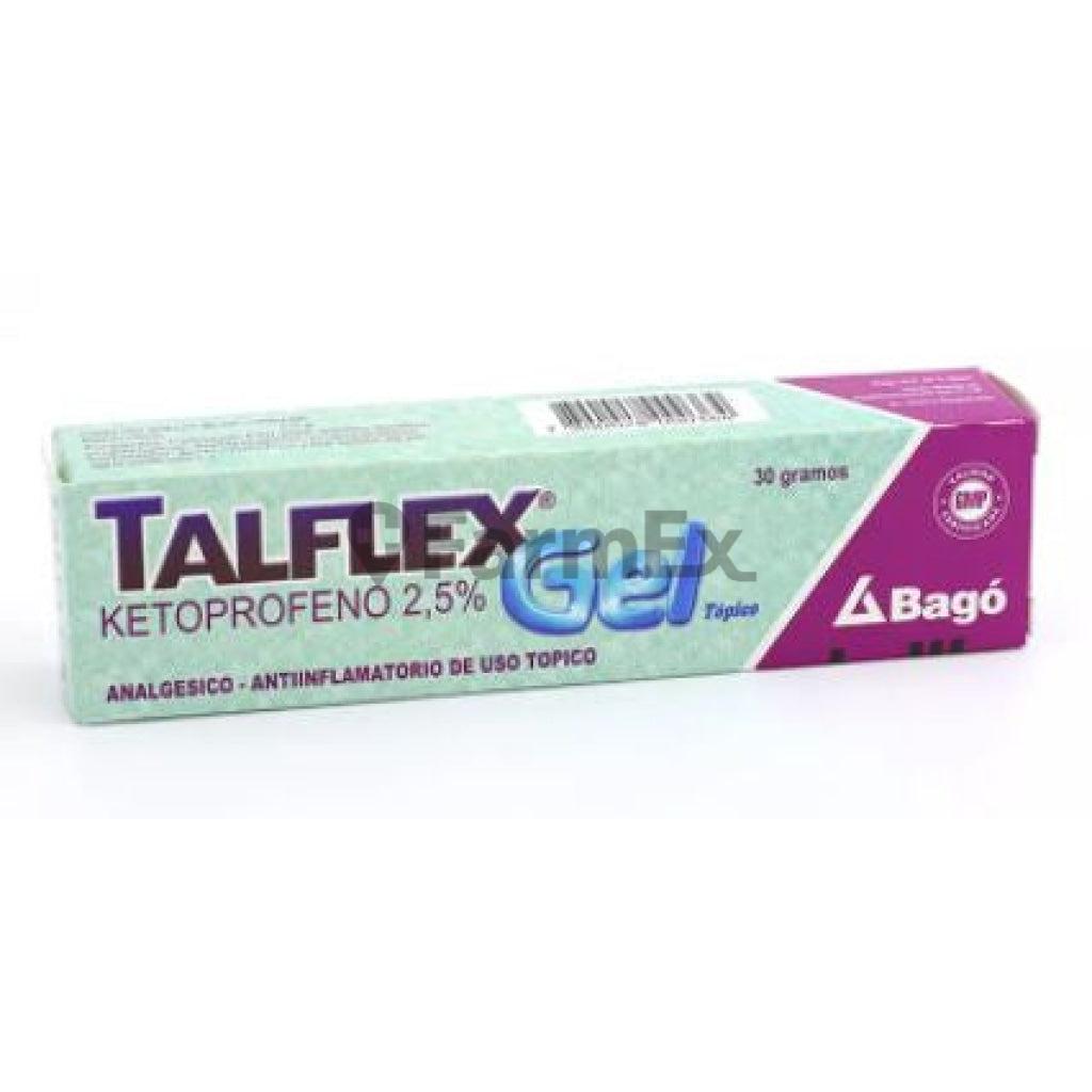 Talflex gel 2,5% x 30 g BAGO