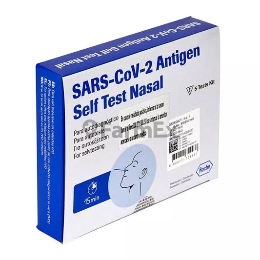 Test Rápido Antigeno ROCHE COVID-19 Nasal, 5 unidades ROCHE