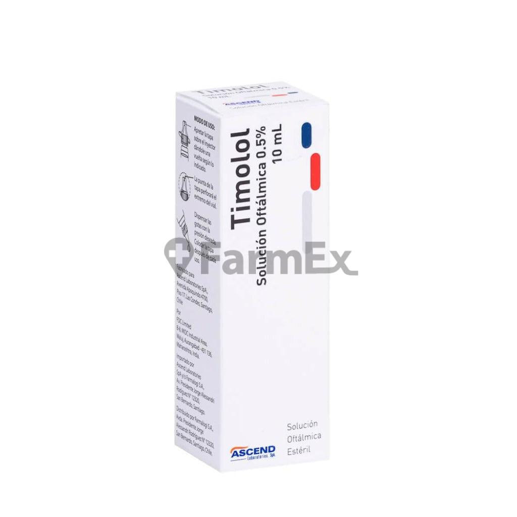 Timolol Solución Oftàlmica 0,50 % x 10 ml. HOSPIFARMA