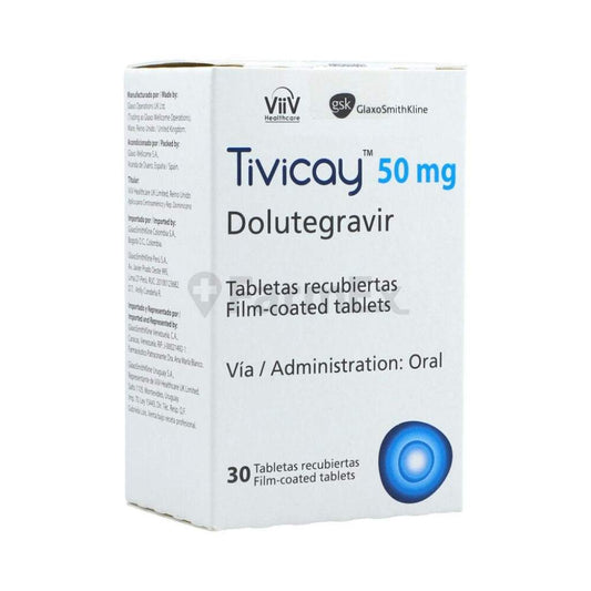 Tivicay 50 mg. x 30 Comprimidos GLAXOSMICHKLINE