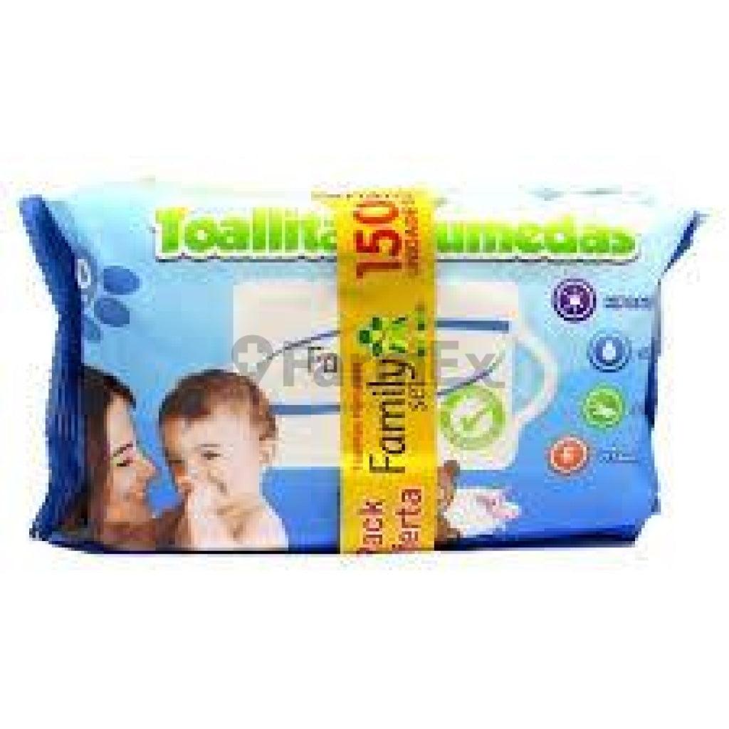 Toallas Humedas "Pack de 3" x 50 unidades Family Set