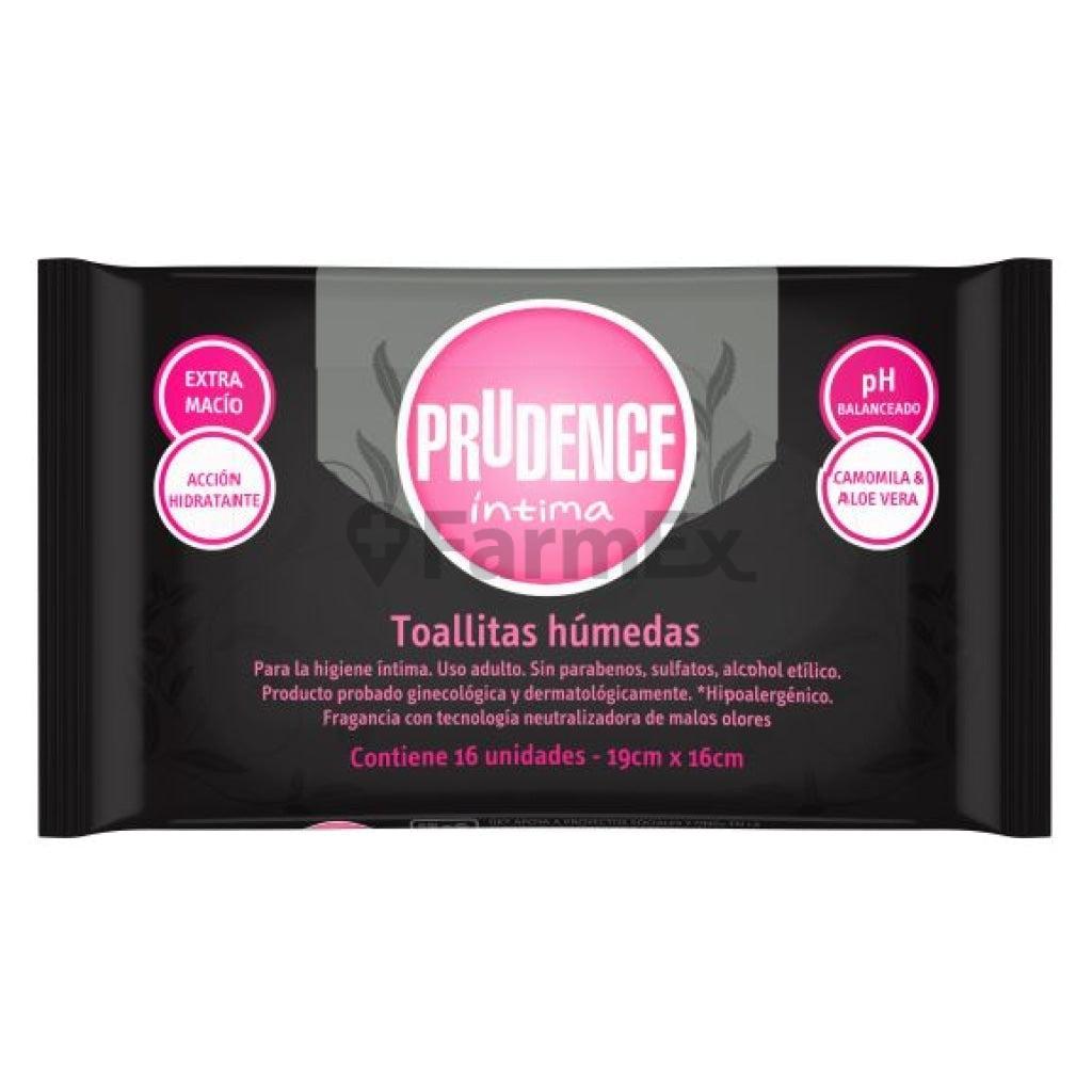 Toallitas Húmedas "Prudence Intima" Rosado x 16 unidades