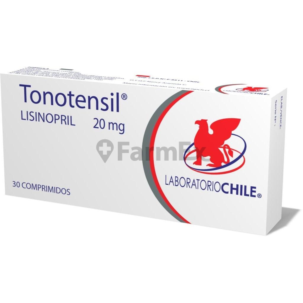 Tonotensil 20 mg x 30 comprimidos LAB. CHILE