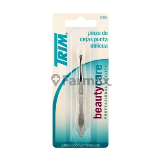 Trim Pinza de cejas punta oblicua x 1 unidad Trim