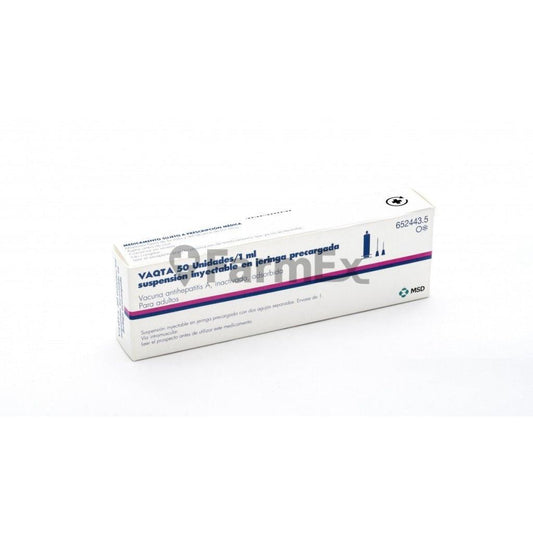 Vaqta 50 U / 0.5 ml x 1 jeringa MSD