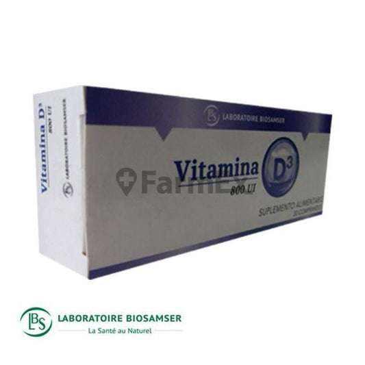 Vitamina D / 800 U.I x 30 comp Biosamser