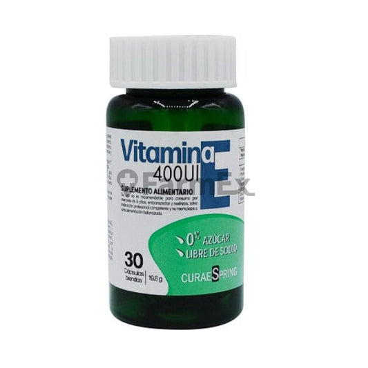 Vitamina E 400 U.I x 30 capsulas Curae Spring
