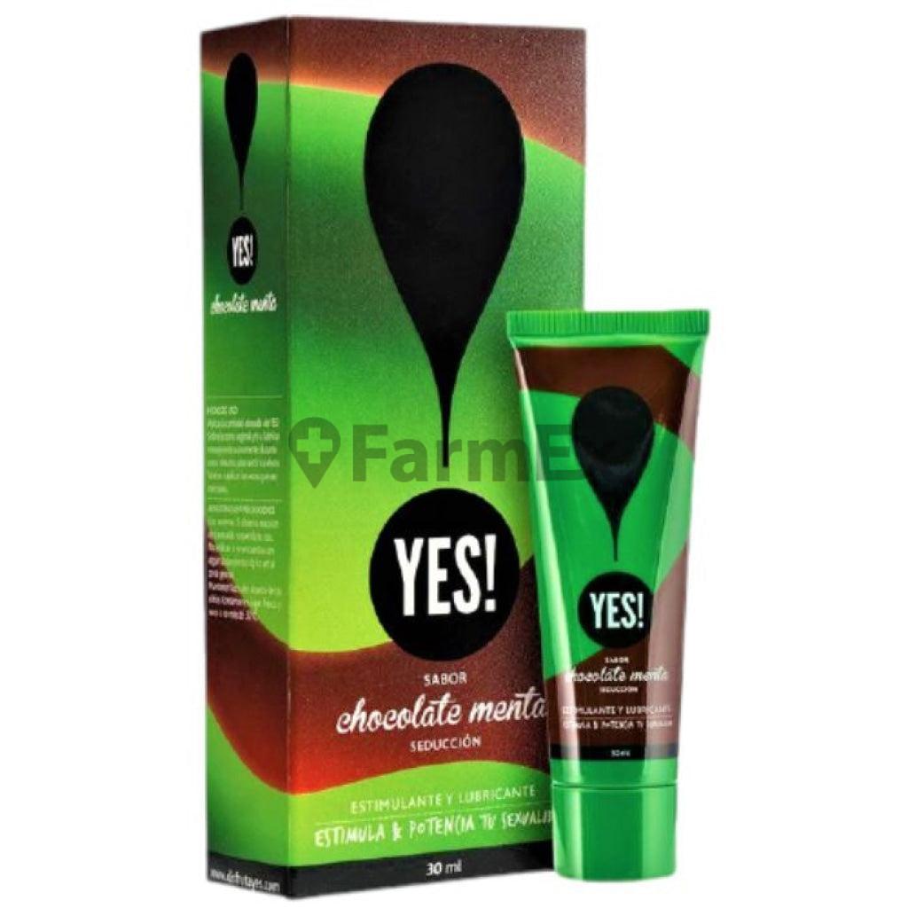 YES! Gel Lubricante Chocolate menta x 30 mL Farmex YES! Gel Lubricante Chocolate menta x 30 mL Farmex
