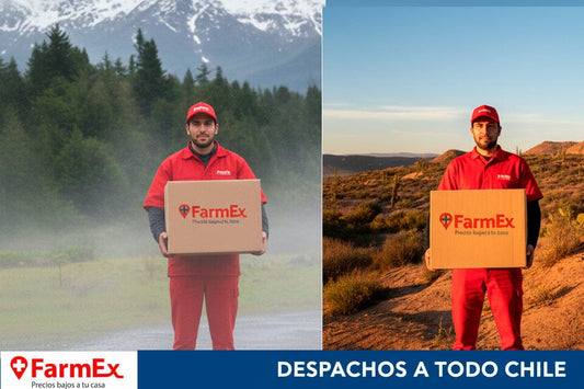 Farmex vuelve a despachar a todo Chile: compra con confianza y recibe tus productos a tiempo en cualquier localidad