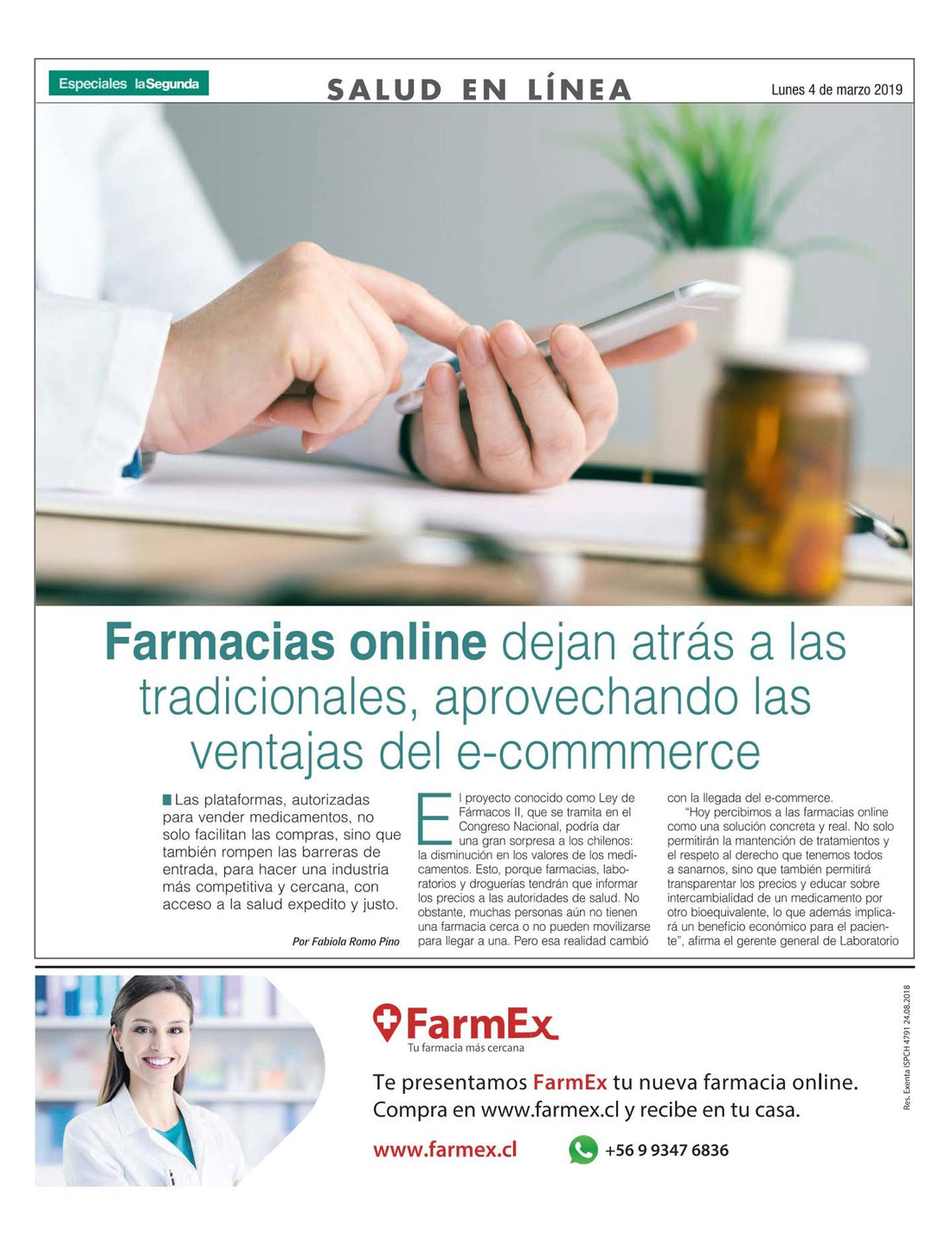 ¡Hoy estamos en la prensa! Les compartimos interesante artículo en el diario La Segunda