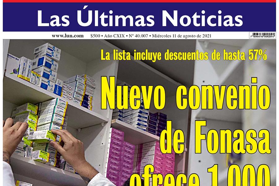 Nuevo convenio de Fonasa ofrece 1.000 medicamentos más baratos