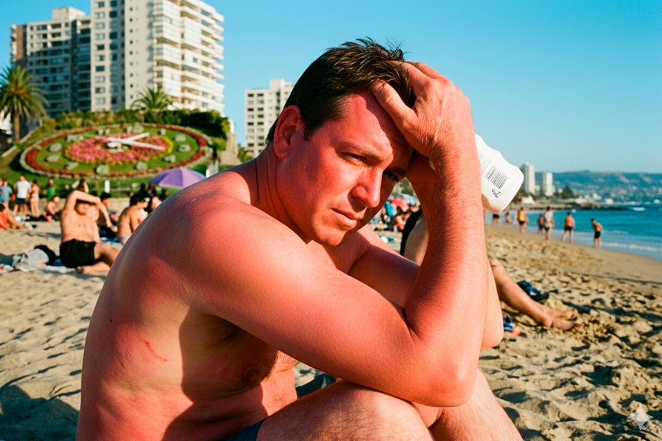 Para no quedar como jaiba este verano: la importancia de usar bloqueador solar y cremas hidratantes