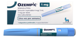 Ozempic solución inyectable 4 mg/3 mL x 1 jeringa precargada (1 mg x dosis)