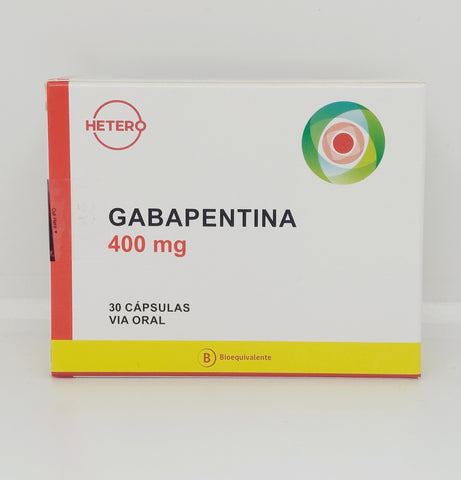 Gabapentina 400 mg x 30 cápsulas "Ley Cenabast"