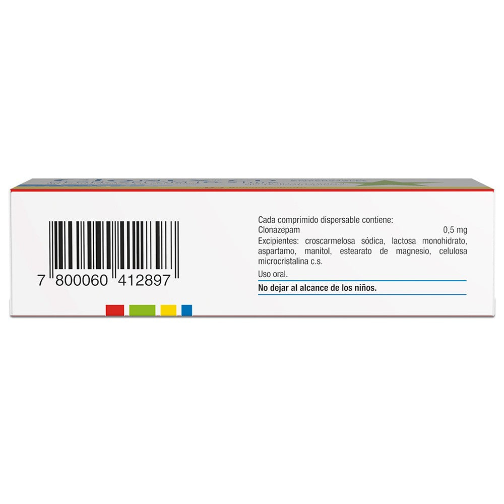 Clonex CD 0,5 mg x 30 comprimidos  (Venta solo en sucursal)