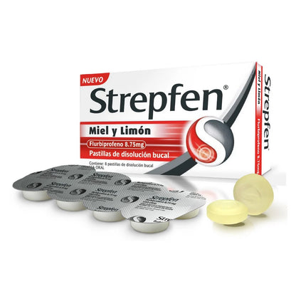 Strepfen Miel y Limón x 8 pastillas