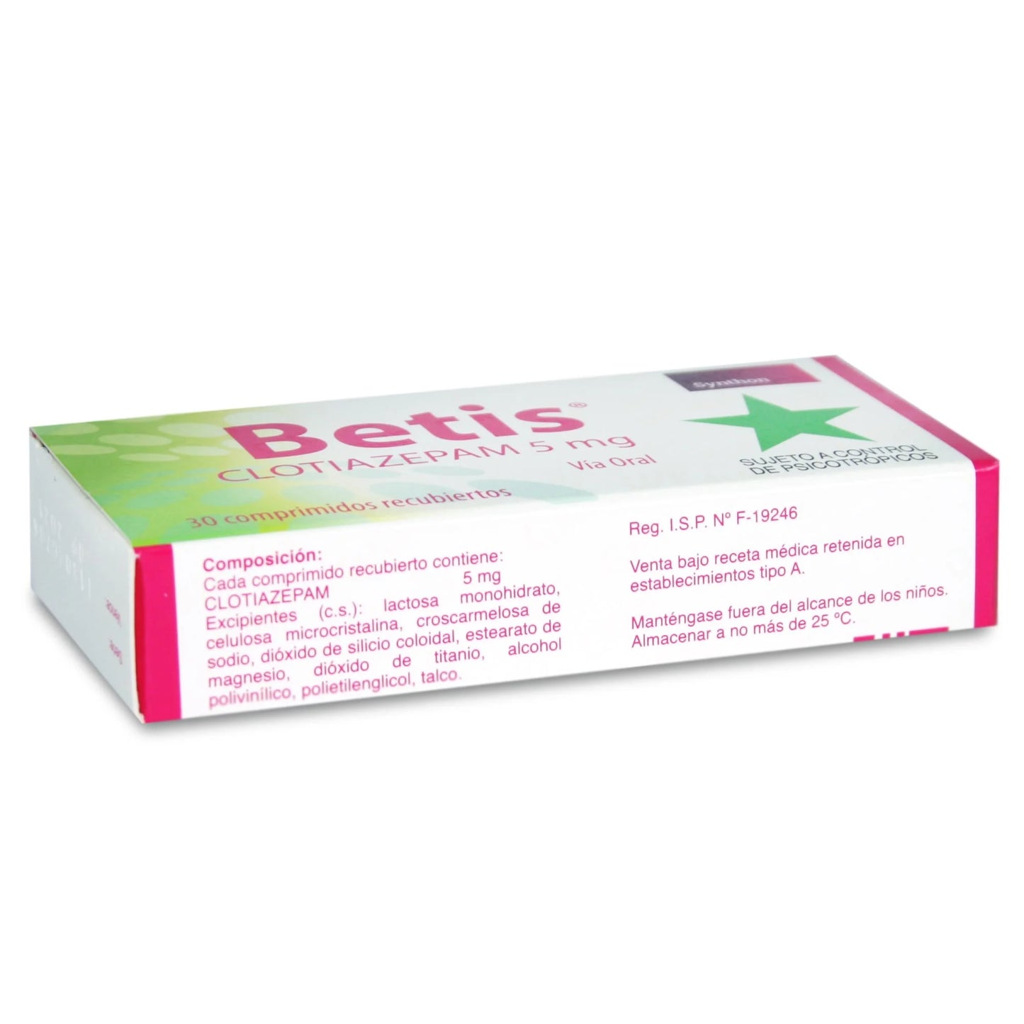 Betis 5 mg x 30 comprimidos Cenabast  (Venta Solo en Sucursal)