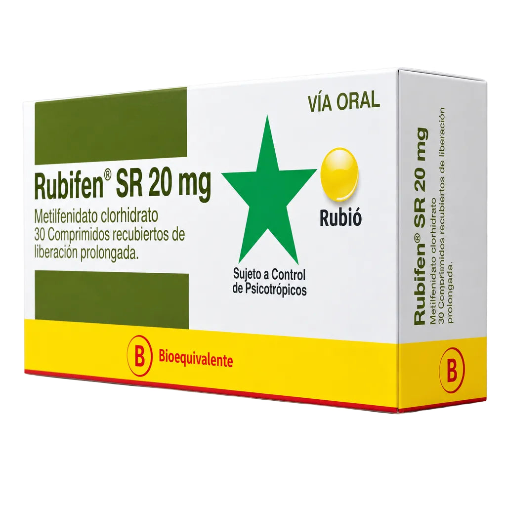 Rubifen SR 20 mg x 30 Comprimidos "Ley Cenabast"