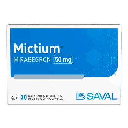 Mictium 50mg x 30 comprimidos de liberación prolongada