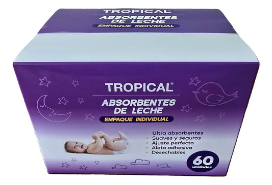 Absorbentes de leche desechables x 60 unidades