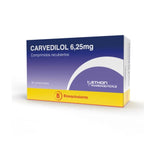 Carvedilol 6,25 mg x 30 comprimidos