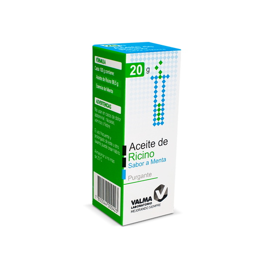 Aceite de Ricino Sabor Menta x 20 mL