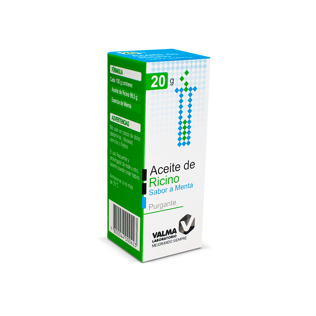 Aceite de Ricino Sabor Menta x 20 mL
