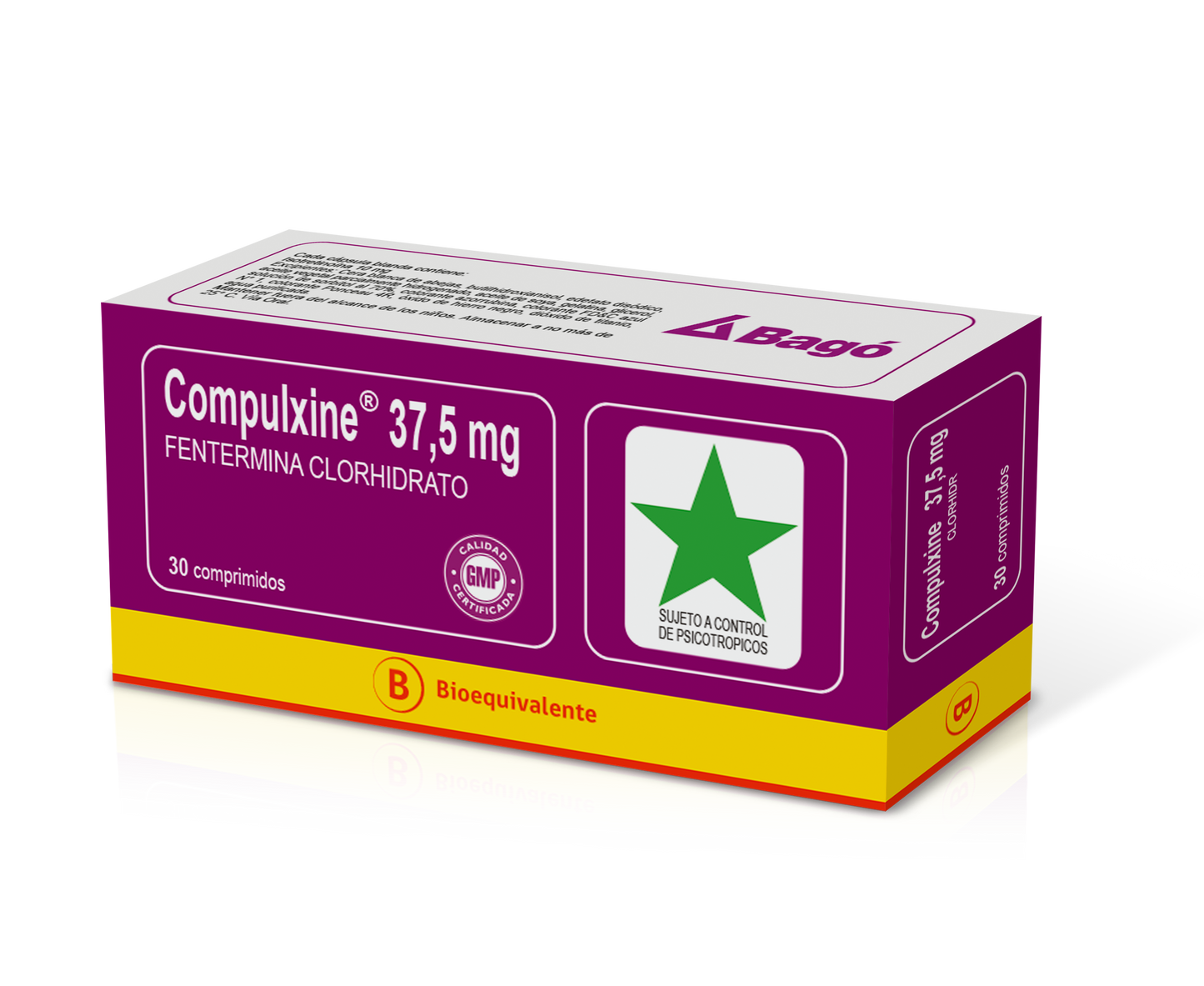 Compulxine 37,5mg x 30 Comprimidos "Ley Cenabast" (VENTA SOLO EN SUCURSAL) -