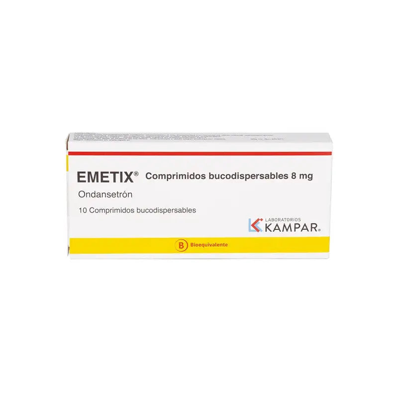 Emetix 8 mg x 10 Comprimidos bucodispersables 