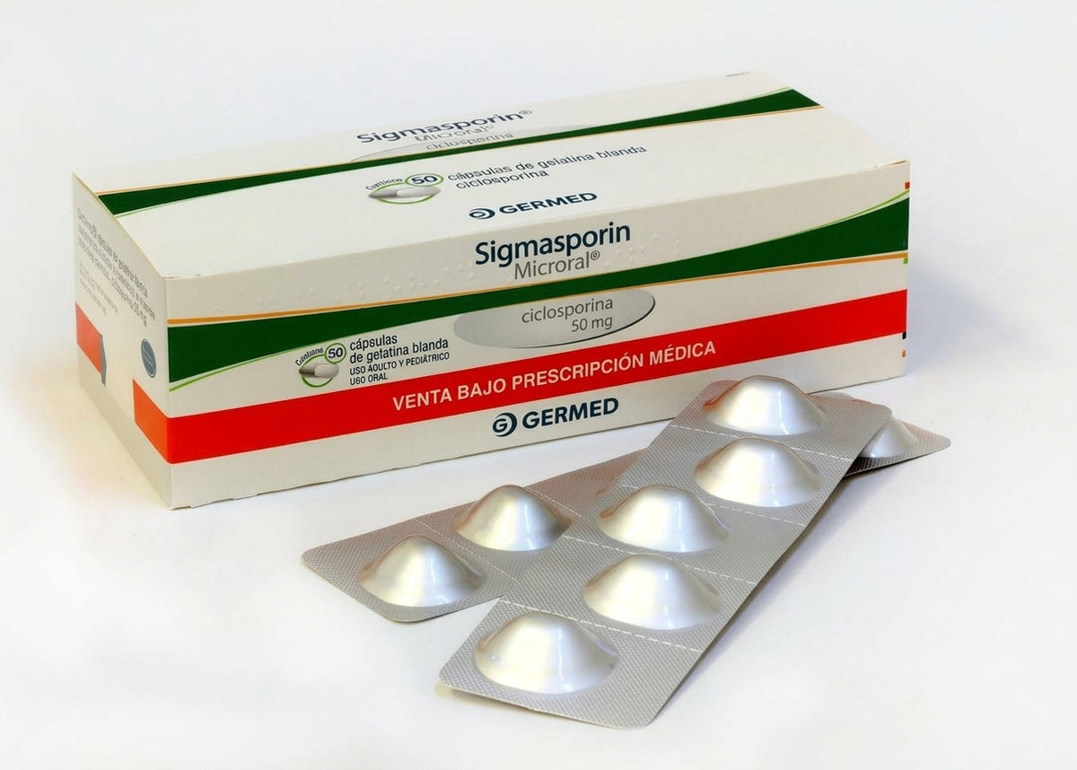 Sigmasporin  50 mg x 50 cápsulas "Ley Cenabast"