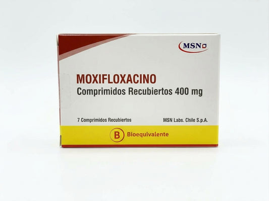 Moxifloxacino 400mg X 7 Comprimidos Recubiertos