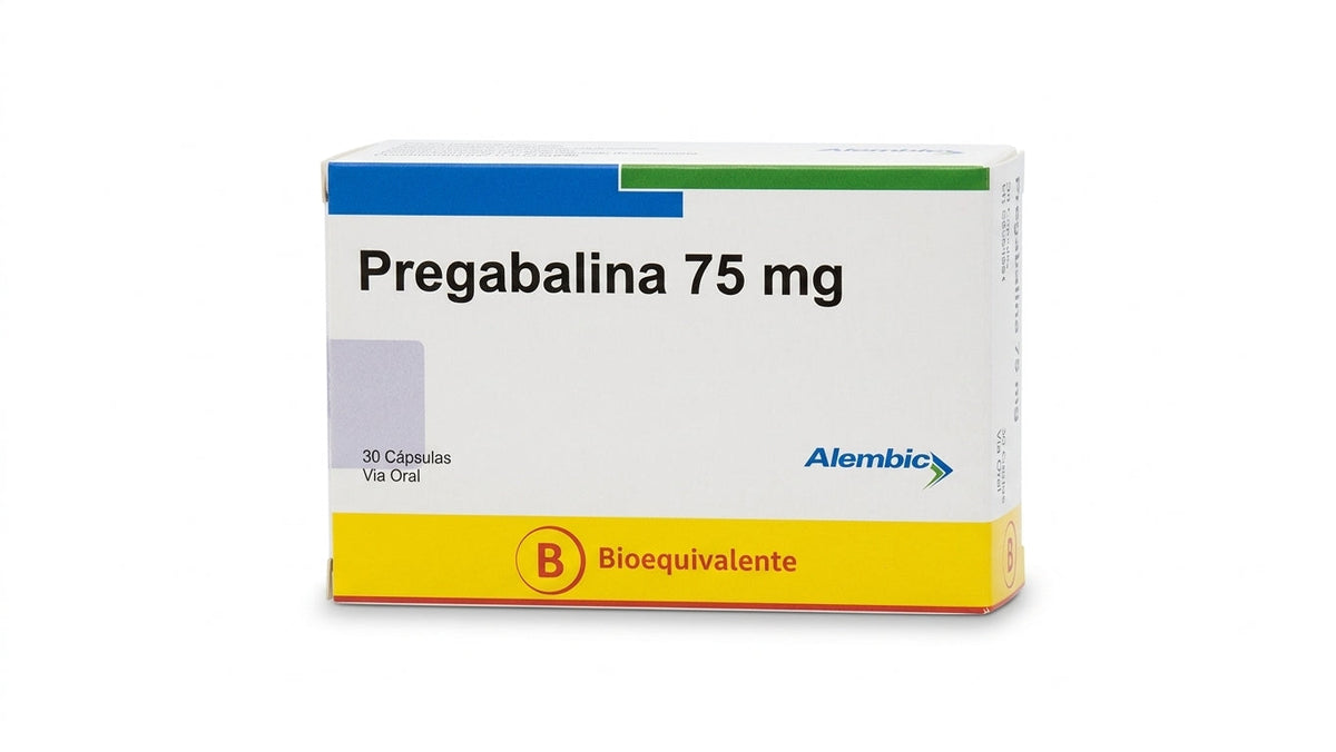 Pregabalina 75 mg x 30 cápsulas "Ley Cenabast".