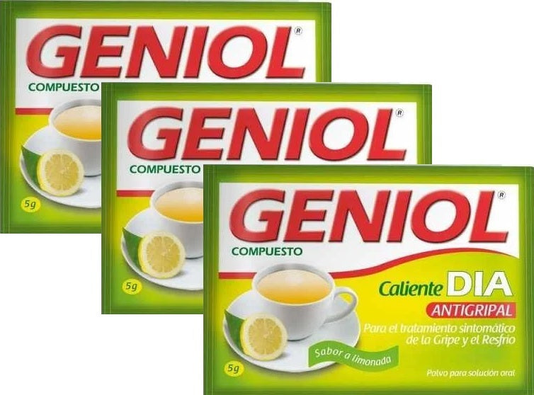 Pack 3 Geniol Compuesto Caliente Día 5 g